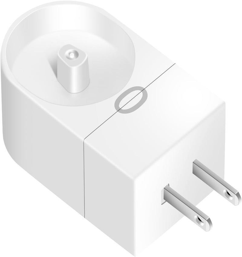 KOPBTBOY 2 in 1 Wall Charger for Oral-B Electric Toothbrush, Electric Toothbrush Wall Charger for Oral-B and Braun Most Models (Excluding IO7/8/9/10 and Pulsonic Series) (White) - Image 1